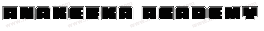 Anakefka Academy Book字体转换